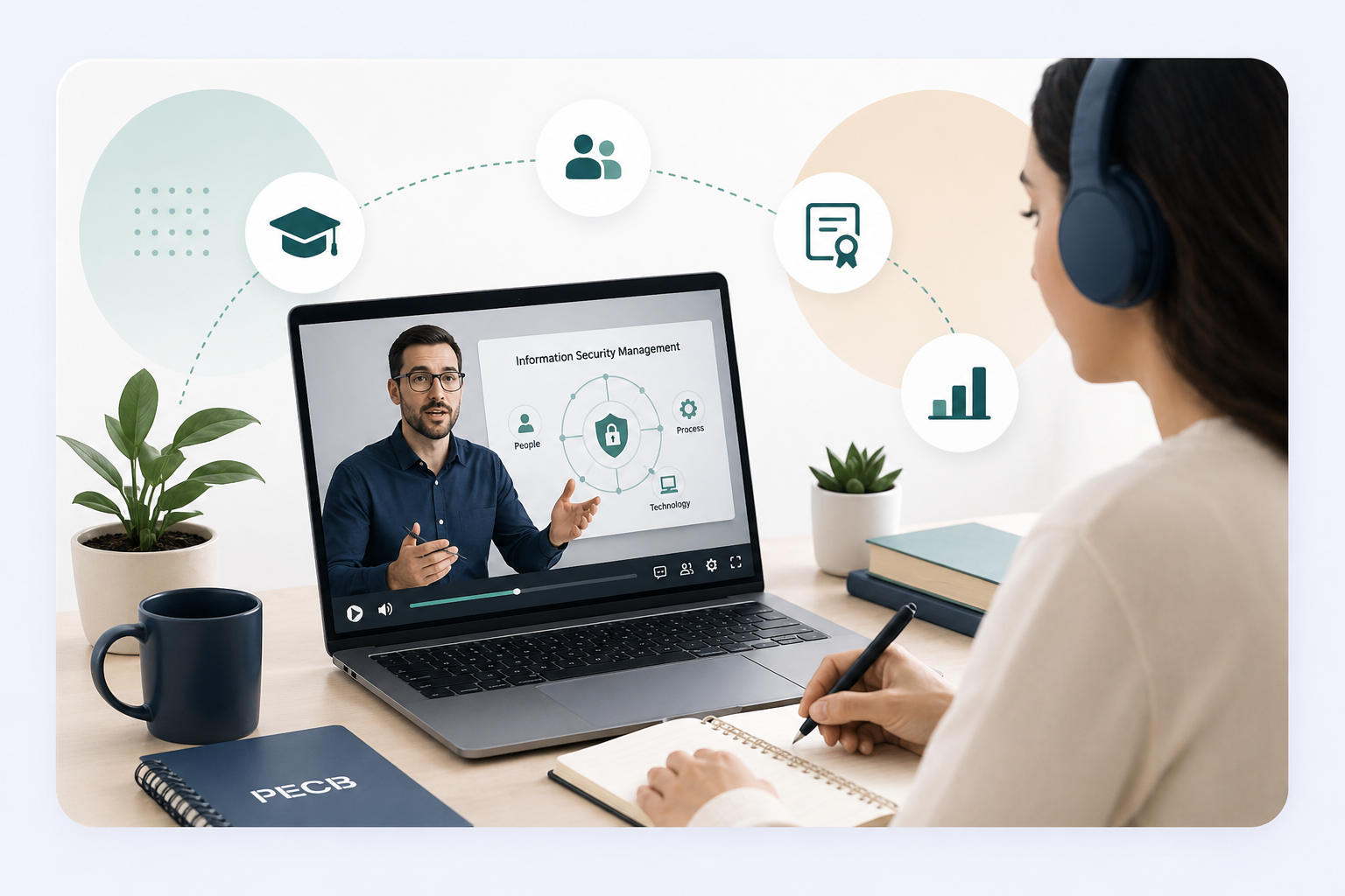 Professional learning from an online information security course