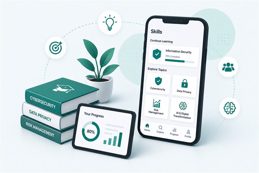 Skills learning topics illustration